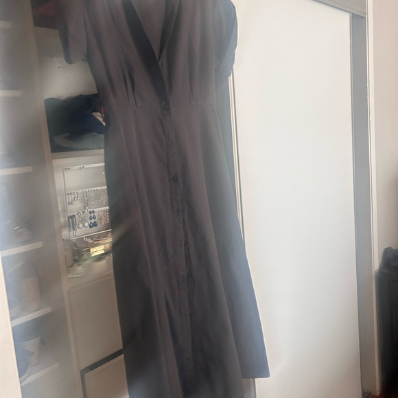 Brochu Walker Charcoal Button-Down Midi Dress - Picture 7 of 16